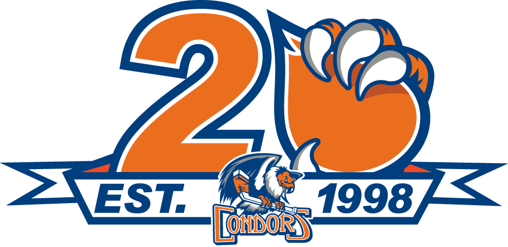 Bakersfield Condors 2017 Anniversary Logo iron on transfers for clothing